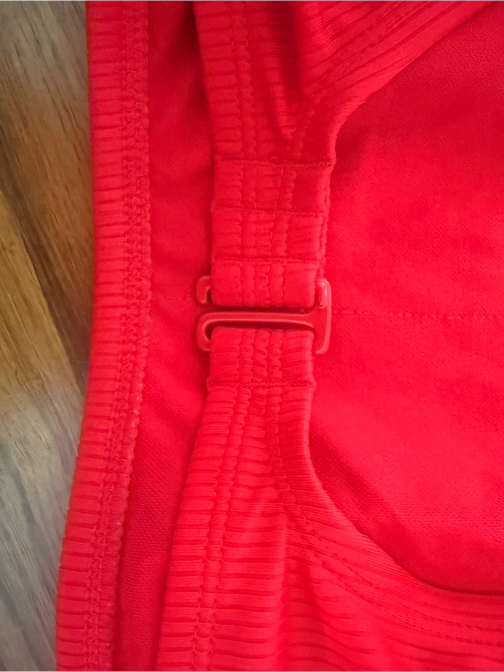 Kona Sol Red Cutout One-Piece Swimsuit - Picture 3 of 4